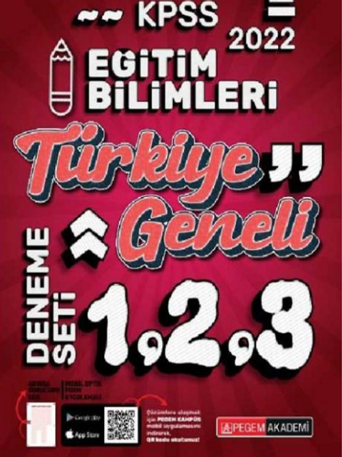 2022 KPSS Eğitim Bilimleri Türkiye Geneli 3 Deneme (1-2-3)