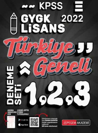 2022 KPSS Genel Yetenek Genel Kültür Türkiye Geneli 3 Deneme (1-2-3) 