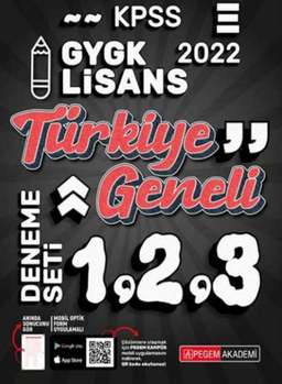 2022 KPSS Genel Yetenek Genel Kültür Türkiye Geneli 3 Deneme (1-2-3) 
