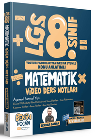 2023 LGS 8.Sınıf Matematik Video Ders Notları (Konu Anlatımı)