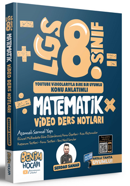 2023 LGS 8.Sınıf Matematik Video Ders Notları (Konu Anlatımı)
