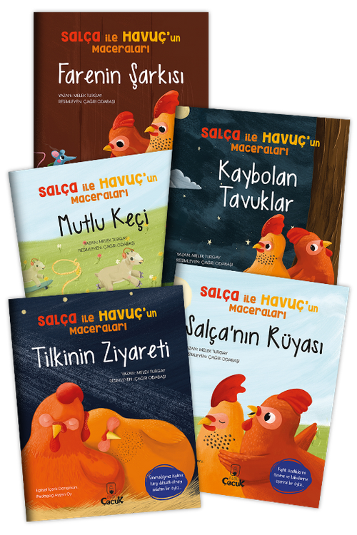 Salça ile Havuç'un Maceraları Serisi (5 Kitap)