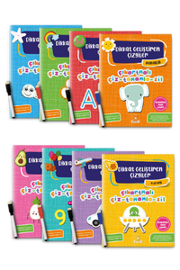 Dikkat Geliştiren Çizgiler Serisi (8 Kitap)
