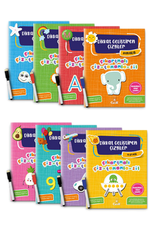 Dikkat Geliştiren Çizgiler Serisi (8 Kitap)