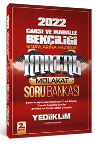 2022 Çarşı ve Mahalle Bekçiliği Sınavlarına Hazırlık Kartal Mülakat Soru Bankası
