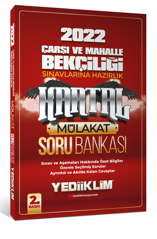 2022 Çarşı ve Mahalle Bekçiliği Sınavlarına Hazırlık Kartal Mülakat Soru Bankası