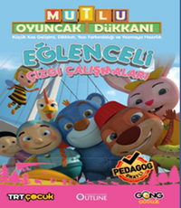 Mutlu Oyuncak Dükkanı Eğlenceli Ve Etkinlikli Çizgi Çalışmaları