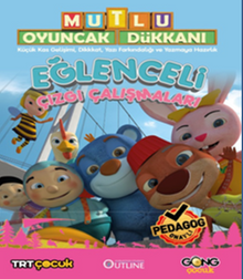 Mutlu Oyuncak Dükkanı Eğlenceli Ve Etkinlikli Çizgi Çalışmaları