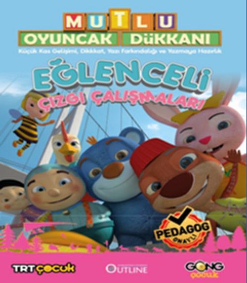 Mutlu Oyuncak Dükkanı Eğlenceli Ve Etkinlikli Çizgi Çalışmaları