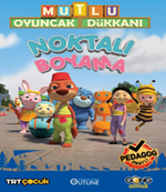 Mutlu Oyuncak Dükkanı Eğlenceli Ve Etkinlikli Noktalı Boyama Kitabım