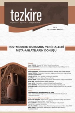 Tezkire Düşünce-Siyaset-Sosyal Bilim Dergisi Sayı:79 Postmodern Durumun Yeni Halleri : Meta- Anlatilarin Dönüşü
