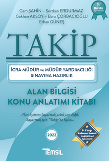 Takip İcra Müdürlüğü Ve Müdür Yardımcılığı Sınavına Hazırlık Konu Anlatımı