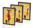 Full Frame Duvar Sanatları - AfrikaObje -  Küp Taşıyan Kadınlar - Üçlü  Set(FF-DS208)</span>