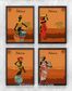 Full Frame Duvar Sanatları - AfrikaObje - Afrikalı Kadınlar  - Dörtlü Set (FF-DS203)