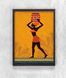 Full Frame Duvar Sanatları - AfrikaObje - Küp Taşıyan Afrikalı Kadın - Tekli Set (FF-DS216)