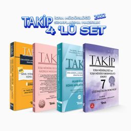 Takip İcra Müdürlüğü ve İcra Müdür Yardımcılığı  Konu Seti+Deneme (4 Kitap)