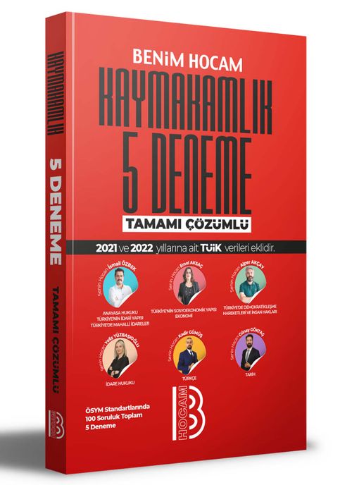 Kaymakamlık Tamamı Çözümlü 5 Deneme Sınavı