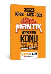 2023 KPSS-ALES-DGS Sözel Mantık Konu Anlatımı