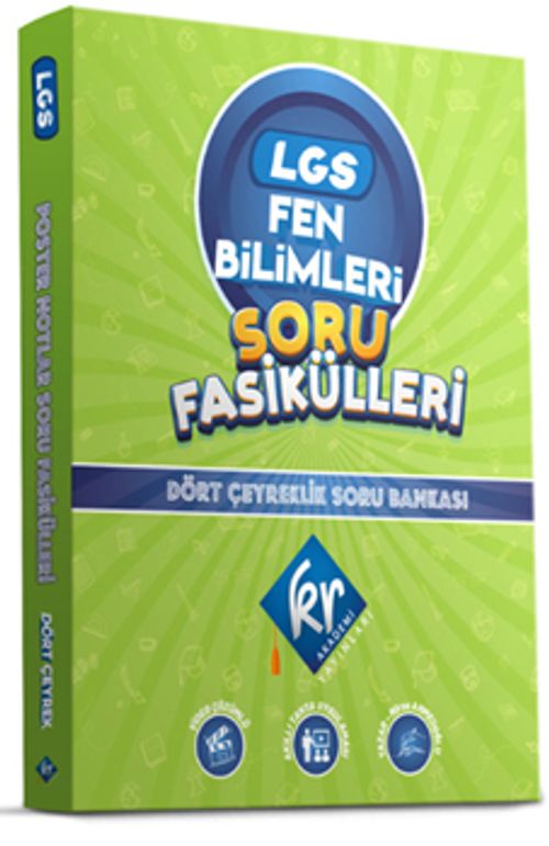 8. Sınıf LGS Fen Bilimleri Soru Fasikülleri Dört Çeyreklik Soru Bankası