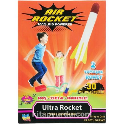 Kayyum Air Rocket - Koş Zıpla Roketle - 1 Roket Rampalı(00450)