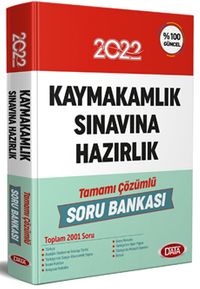 Kaymakamlık Sınavına Hazırlık Tamamı Çözümlü Bankası