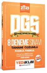 2023 DGS Prestij Serisi Tamamı Çözümlü 8 Fasikül Deneme