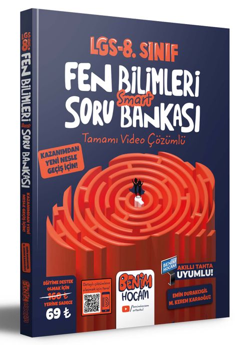 2023 LGS 8.Sınıf Fen Bilimleri Smart Tamamı Video Çözümlü Soru
