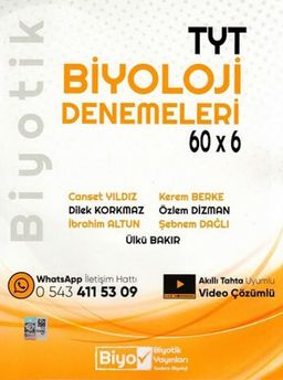 TYT Biyoloji  Denemeleri