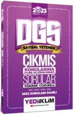 2023 DGS Prestij Serisi Sayısal Yetenek Konularına Göre Tamamı Çözümlü Çıkmış Sorular 
