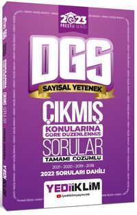 2023 DGS Prestij Serisi Sayısal Yetenek Konularına Göre Tamamı Çözümlü Çıkmış Sorular 