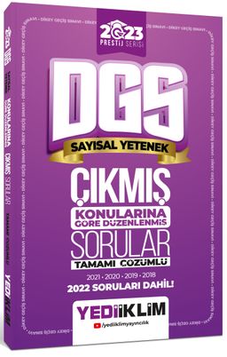 2023 DGS Prestij Serisi Sayısal Yetenek Konularına Göre Tamamı Çözümlü Çıkmış Sorular 