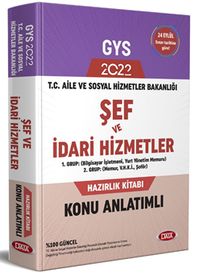 T.C. Aile ve Sosyal Hizmet Bakanlığı GYS Şef ve İdari Hizmetler  Konu Anlatımlı 