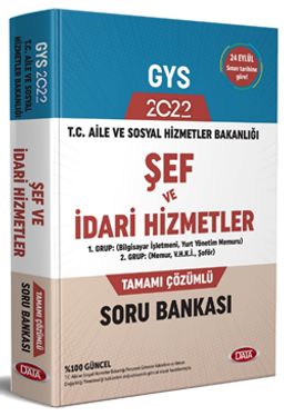 T. C. Aile ve Sosyal Hizmet Bakanlığı  GYS Şef ve İdari Hizmetler  Tamamı Çözümlü Soru Bankası 