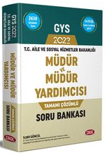T.C. Aile ve Sosyal Hizmet Bakanlığı GYS Müdür ve Müdür Yardımcısı  Tamamı Çözümlü Soru Bankası 