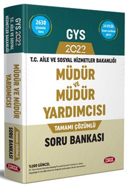 T.C. Aile ve Sosyal Hizmet Bakanlığı GYS Müdür ve Müdür Yardımcısı  Tamamı Çözümlü Soru Bankası 