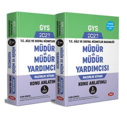 T.C. Aile ve Sosyal Hizmet Bakanlığı  GYS Müdür ve Müdür Yardımcısı Konu Anlatımlı 1-2