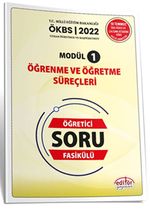 Uzman ve Başöğretmen Modül 1 Öğrenme ve Öğretme Süreçleri Özet ve Öğretici Soru Fasikülü 