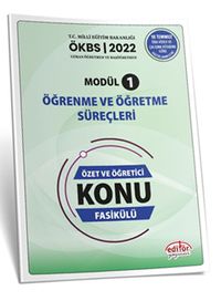Uzman ve Başöğretmen Modül 1 Öğrenme Ve Öğretme Süreçleri Özet ve Öğretici Konu Fasikülü 