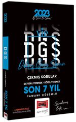 2023 DGS Son 7 Yıl Tamamı Çözümlü Çıkmış Sınav Soruları