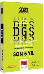 2023 DGS Son 5 Yıl Tamamı Çözümlü Fasikül Fasikül Çıkmış Sınav Soruları