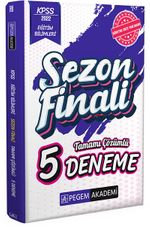 2022 KPSS Eğitim Bilimleri Sezon Finali Tamamı Çözümlü 5 deneme