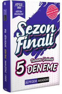 2022 KPSS Eğitim Bilimleri Sezon Finali Tamamı Çözümlü 5 deneme