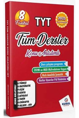 TYT Tüm Dersler Konu Anlatımlı Seti