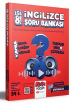 2023 LGS 8.Sınıf İngilizce SES Tamamı Video Çözümlü Soru Bankası