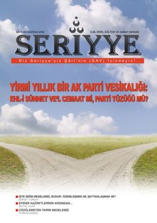 Seriyye İlim, Fikir, Kültür ve Sanat Dergisi Sayı: 45 Haziran 2022