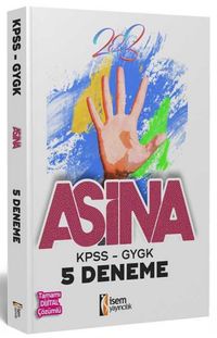 2023 KPSS Aşina Genel Yetenek Genel Kültür 5 Deneme
