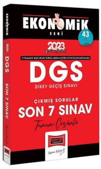 2023 DGS Ekonomik Seri Tamamı Çözümlü Son 7 Yıl Çıkmış Sınav Soruları