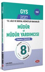 T. C. Aile ve Sosyal Hizmetler Bakanlığı GYS Müdür ve Müdür Yardımcısı Tamamı Çözümlü 8 Deneme Sınavı