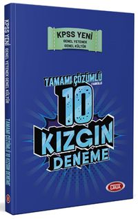 KPSS Genel Yetenek Genel Kültür Tamamı Çözümlü 10 Kızgın Deneme