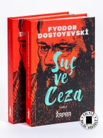 Suç ve Ceza (2 Cilt Takım) (Ciltli, İplik Dikişli) 